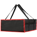 Bodaon Insulated Pizza Delivery Bag, 20" x 20" x 8" Pizza Warmer Bags for Carry Hot, Insulated Food Delivery Bag, Insulated Grocery Bags, Black with Red Edge, 1-Pack - color: Black-red Edge, size: 20" x 20" x 8"