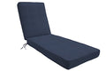 Eddie Bauer Chaise Double Piped 23X75X2.5, Spectrum Indigo - color: Spectrum Indigo, size: DOUBLE PIPED, style: 23x75x2.5