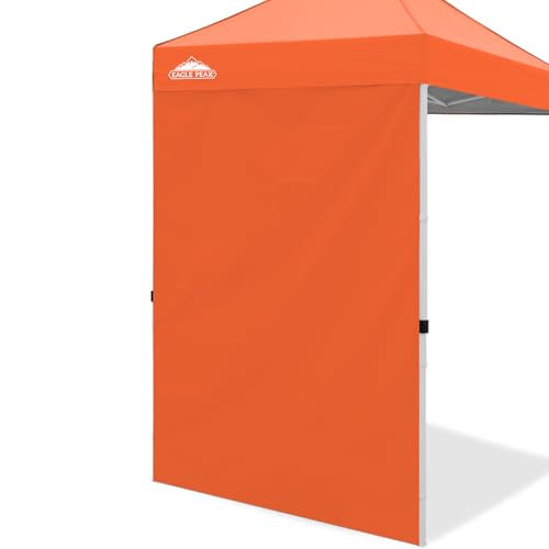 EAGLE PEAK Canopy Sidewall for 5x5 Pop Up Canopy Frame, Single Side Wall Panel Only (Fits 5x5 Straight Leg Frame, Canopy Top or Frame NOT Included), Orange - color: Orange