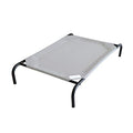 Coolaroo Original Elevated Dog Bed - Breathable Off-The-Ground Pet Bed with Cooling Fabric, Joint Relief & Moisture-Resistant Fabric, 100% Recyclable, Easy Clean, Grey, Large - color: Grey, style: Large Dog Bed