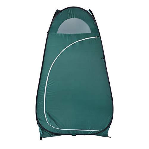 Portable Pop Up Shower Privacy Tent,Lightweight Single Toilet Shower Tents,Changing Room Dressing Tent,Waterproof Camping Shower Tents,with Carry Bag,for Picnic Beach Hiking Fishing (Army Green) - color: Army Green