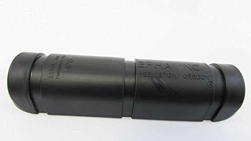 EPHA HP6-B 3.25" W x 6" L, Black Hydrocarbon Abrasive Resistant Hose Protector w/Tie