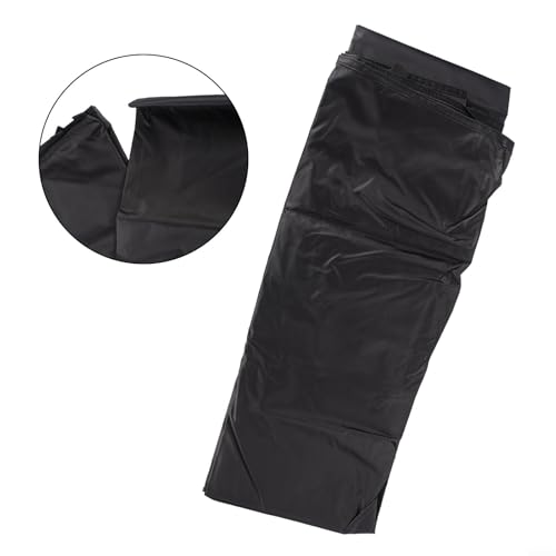 Camping Tent Footprint Bathtub Floor Cloth 210D Oxford Waterproof 4000mm Ground Sheet with Pegs and Storage Bag for Hiking Picnic Beach Outdoor Use, Black(200x120cm) - color: 200x120cm