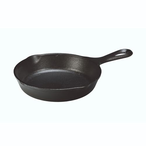 Lodge Seasoned Cast Iron Skillet 6.5 Inches - PFAS-Free, Non-Toxic Cookware - Use with an Oven, Stove, Grill, or Campfire - Naturally Non-Stick & Oven Safe - size: 6.5 Inch (1 Count)