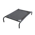 Coolaroo Original Elevated Dog Bed - Breathable Off-The-Ground Pet Bed with Cooling Fabric, Joint Relief & Moisture-Resistant Fabric, 100% Recyclable, Easy Clean, Gunmetal, Large - color: Gunmetal, style: Large Dog Bed