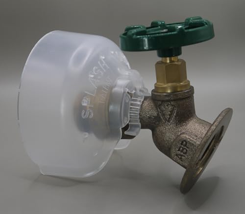 2pk The Original Hose Bibb Cover for Anti-Siphon Vacuum Breaker and Leaky Hoses - color: Cloud White