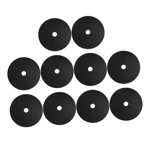 10Pcs Tree Weeding Barrier Mats Ground Covers Tree Protection Mats for Landscaping, Black - color: black