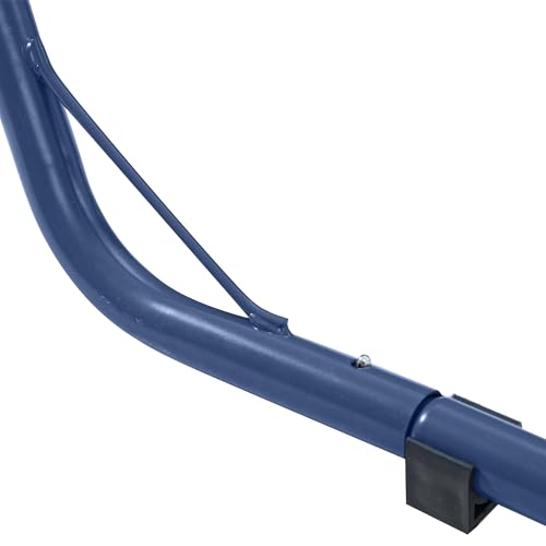 gafete Universal 2 Person Hammock Stand Only, 600 lbs Capacity, Fits 9 to 14ft Hammocks, Adjustable Double Heavy Duty Powder-Coated Steel Stand for Outside, Multi-Use (Navy) - color: Navy