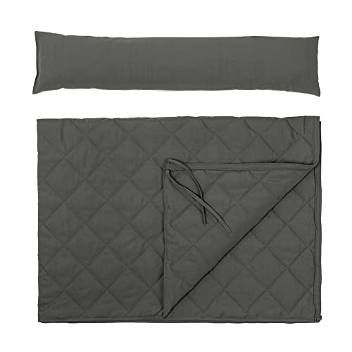 ANOW Portable Hammock Pad with Hammock Pillow, Replacement Hammock Pad, Grey - color: Grey