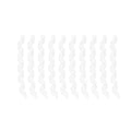 10 Pcs Each 5 Colors Wrap Spiral Bicycle Cable Sleeve Rubber Housing Protector Frame Guard for MTB Bike Shift Brake Line Pipe Anti-Friction Black Red White Green Transparent - color: Transparent