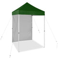 EAGLE PEAK Pop up Canopy 5x5, Outdoor Portable Canopy Tent with One Removable Sunwall, Carry Bag Included, Green - color: Green