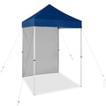 EAGLE PEAK Pop up Canopy 5x5, Outdoor Portable Canopy Tent with One Removable Sunwall, Carry Bag Included, Dark Blue - color: Dark Blue
