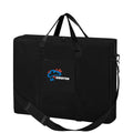 SIRUITON Folding Table Storage Bag, Portable 600D WaterProof Carry Bag for Folding Picnic/Camp Tables with Reinforcing Plate & Shoulder Strap, 25" D x 25" W x4.7 H Fits 4FT Folding Tables（bag only） - size: 4ft Folding Table Bag