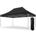 Extreme Canopy Commercial Heavy Duty Aluminum Instant Popup Canopy Tent (Black, 13ft x 20ft) - color: Black, size: 13ft x 20ft
