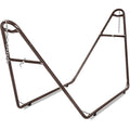 gafete Universal 2 Person Hammock Stand Only, 600 lbs Capacity, Fits 9 to 14ft Hammocks, Adjustable Double Heavy Duty Powder-Coated Steel Stand for Outside, Multi-Use (Coffee) - color: Coffee