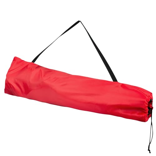 Folding Camp Chair Replacement Bag for Coleman Camping Chairs, Portable Large Mouth Bag with Shoulder Strap for Outdoor Camping Chair Storage, Yoga Mat, Umbrella, Tents, Red (Chair is not included) - color: Red