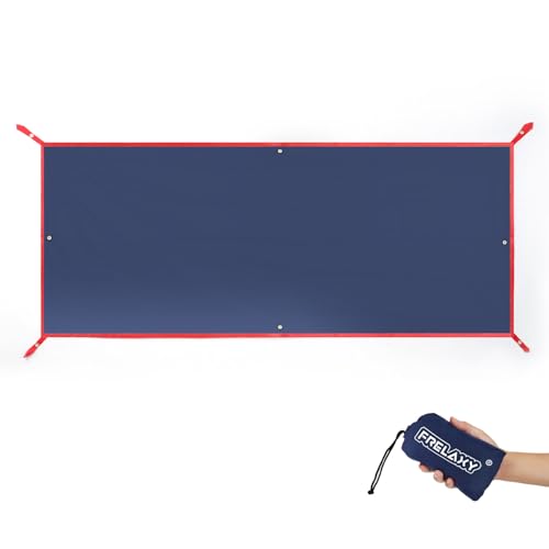 Frelaxy Tent Footprint, Waterproof Camping Tarp, Durable Tent Floor to Elevate Your Camping, Hiking, Backpacking, Hammock, Beach Experience - color: Dark Blue, size: 1 Person—33'' x 80''