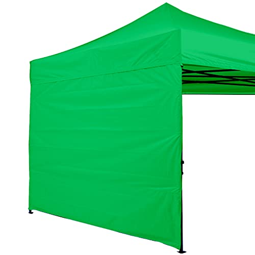 ABCCANOPY Instant Canopy SunWall 10x10 FT, 1 Pack Sidewall Only, No Frame or Top, Kelly Green - color: Kelly Green, size: 10x10