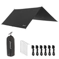 Clostnature Waterproof Camping Tarp for Tent - Ultralight Hammock Rain Fly for Backpacking, Heavy Duty Camping Hiking Awning Lightweight Rain Tarp Tent Shelter Camping Gear Must Haves - size: 115''x84''