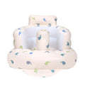AirSwim Inflatable Baby Chair, Inflatable Baby Seat for Babies 3 Months and Up, Summer Blow Up Chair with Built in Air Pump, Bumbo Seat for Learning to Sit, Palying, Camping, Whale - color: Blue