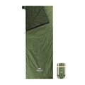 Naturehike Lightweight Compact Sleeping Bag, 59℉/32℉ Envelope Ultralight Backpacking Sleeping Bag Portable, Waterproof with Compression Sack for Cold&Warm, Camping, Traveling, Hiking - color: Pine green