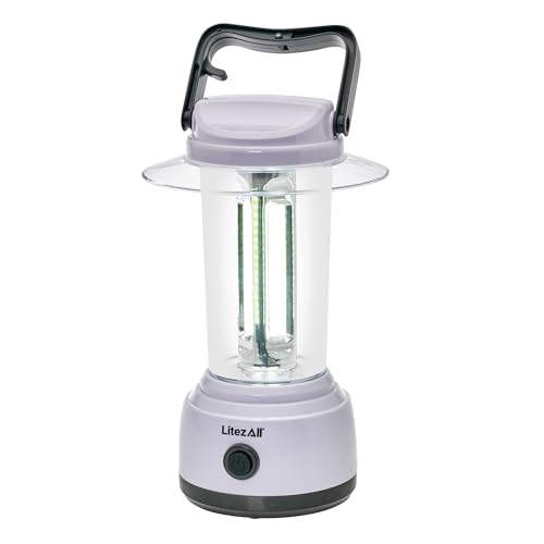 LitezAll LED Lanterns for Power Outages, Brightest Lantern 2000 Lumens - Battery Powered Light Emitting Diode Lantern for Emergency and Camping