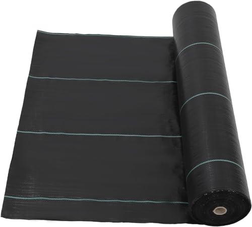 6ft X 300ft Weed Barrier Landscape Fabric Heavy Duty, Towallmark Premium 3.2oz Ground Cover Weed Block Gardening Mat, Easy Setup & Superior Weed Control, Perfect for Erosion Control, Weed Barrier - size: 6ft X 300ft & 3.2 oz