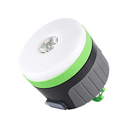 LIT-PaTH LED Camping Lantern, Rechargeable Light with Magnet Base, 4400 mAh, Survival Kit for Emergency, Hurricane, Outage, Large Green, 1 Pack - size: 1-Pack, style: Large Green