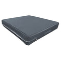 Waterproof Dog Bed Cover, 44" L x 32" W x 4" H, 600D Oxford Fabric, Removable and Washable with Hidden Zippers, Replacement Cover Only Without Stuffings - color: Grey, size: L(44" L × 32" W × 4" H)