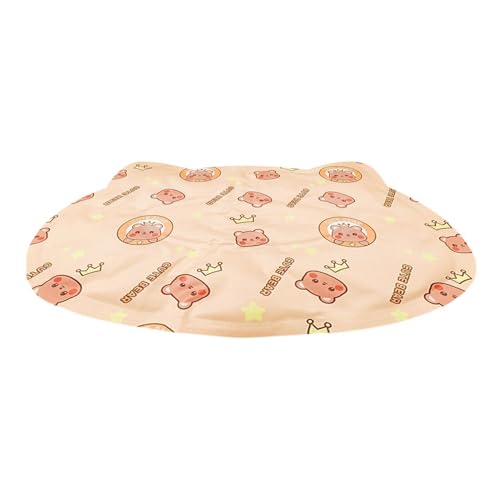 Cat Cooling Mat, Adorable Animal Patterns, 45x34x2cm, Cool Pet Pad, Self-Cooling Pressure Activated Mat, Adorable Heat Relief, for Living Room Bedroom Windowsill Road Trip Vacation - color: bear