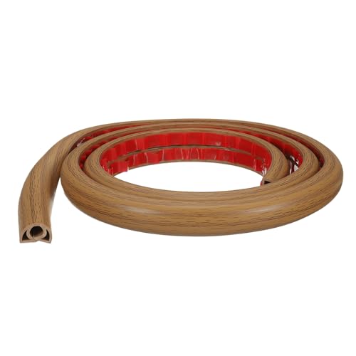 HARFINGTON 4ft Cord Cover Floor W0.3 x H0.3 Inner Channel PVC Hide Extension Cable Floor Wire Hider Wire Covers Protector for Prevent Cable Trips Cables Management, Yellow - color: Yellow, size: W0.3"xH0.3"x4ft