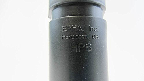 EPHA HP6-B 3.25" W x 6" L, Black Hydrocarbon Abrasive Resistant Hose Protector w/Tie