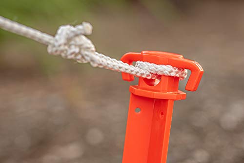 SE Survivor Series 11" Orange Ground Stakes (6-Pack) - 9-411TP-6 - style: 6-Pack