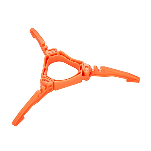 Fire-Maple Foldable Fuel Canister Stand, Tripod Support Bracket for Camping Stove and Outdoor Cooking - color: Orange