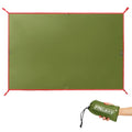 Frelaxy Tent Footprint, Waterproof Camping Tarp, Durable Tent Floor to Elevate Your Camping, Hiking, Backpacking, Hammock, Beach Experience - color: Army Green, size: 6 Person—116.5'' x 104''