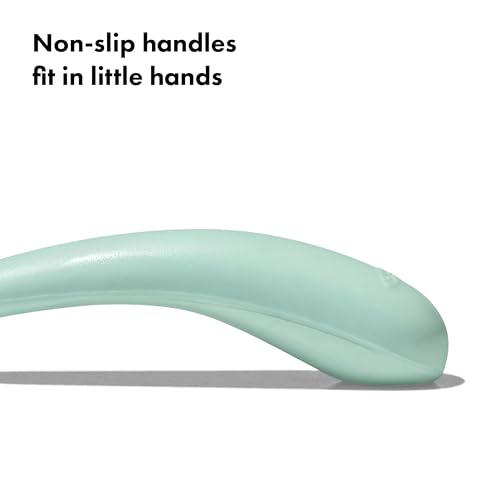 OXO Tot On-The-Go Fork and Spoon Set - Opal - color: Opal