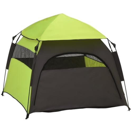 Pop Up Dog Tent for Large Dogs with Sunshade Top and Ventilation – Portable Pet Shelter for Camping Beach Backyard