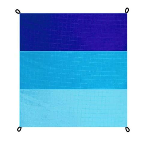 Beach Blanket Waterproof Sandproof Beach Mat 79" X 82" 'for 1-8 Adults Quick Drying Outdoor Picnic Mat Beach Accessories for Travel, Camping-blue1 - color: Blue-1