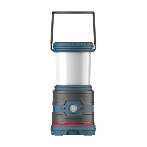 Coast EAL35R 1000 Lumen Voice-Controlled LED Emergency & Camping Area Lantern with Warm, Cool White, Day, Red & Red Flashing Mode, Power Bank Functionality - Ocean - color: Ocean Blue
