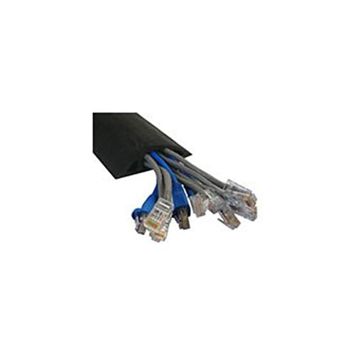 Electriduct D-22 Rubber Duct Cord Cover 1x5/8 Inch Channel Flexible Wire Protector - 5 Feet (Gray) - color: Gray, size: 5 Feet