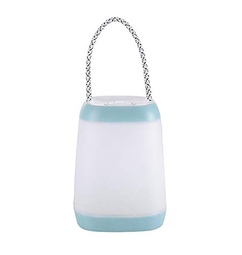 Night Light for Kids, USB Rechargeable Nursery Lamp Portable Camping Lantern with 3 Light Modes for Camping,Emergency,Bedroom,Indoor and Outdoor(Cyan, 1 Pack) - color: Cyan