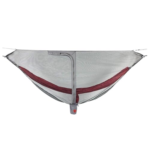 GRAND TRUNK Lightweight Mozzy Net – Ultralight No-See-Um Hammock Bug Net with Knotless Cordlock Suspension & Double-Sided Zipper | Fits 11' Hammocks