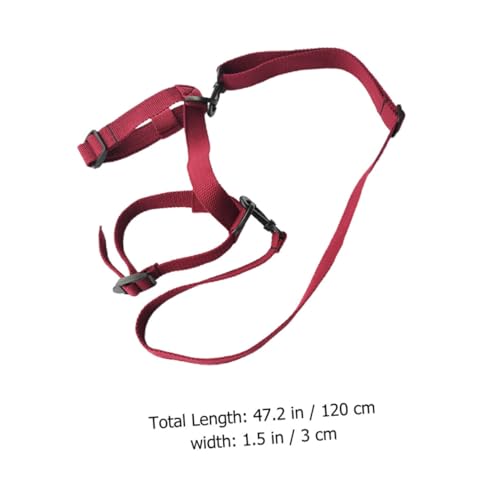 Picnic Blanket Carrying Strap Red, Elastic Yoga Mat Sling with Handle, Sturdy Binding Strap for Travel, Outdoor Sports, and Exercise Fitness Use
