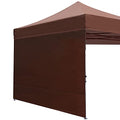 ABCCANOPY Instant Canopy SunWall 10x10 FT, 1 Pack Sidewall Only, No Frame or Top, Brown - color: Brown, size: 10x10