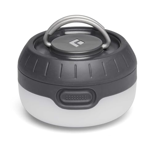 BLACK DIAMOND Moji Lantern | 200 Lumens | Batteries Not Included | Dimmable, Color & Camp Light for Outdoor Adventures | Graphite - color: Graphite, size: 200 (AAA Powered)