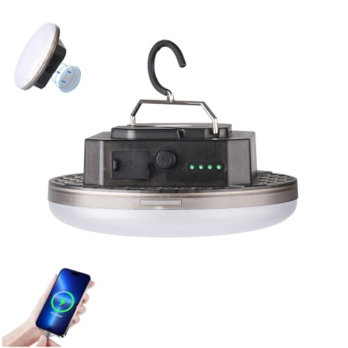 Transparent Portable Rechargeable LED Camping Lights,Waterproof Outdoor Light with 5000Lm,Super Bright Hanging Lanterns for Tents, Canopies & Outdoor Emergencies - size: 40W