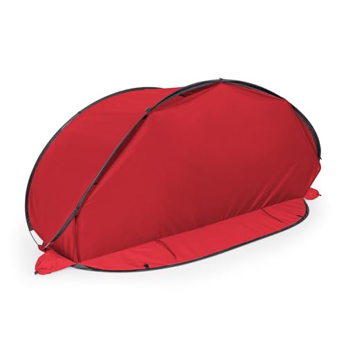 ONIVA - a Picnic Time Brand - Manta Portable Beach Tent - Pop Up Tent - Beach Sun Shelter Pop Up, (Red) - color: Red