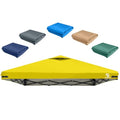 10x10 Pop Up Canopy Replacement Top Cover with Air Vent for Straight Leg Canopy Tent, Waterproof for Outdoor Garden Patio Camping Sun Shade(Frame NOT INCUDE) (Mustard Yellow) - color: Mustard Yellow