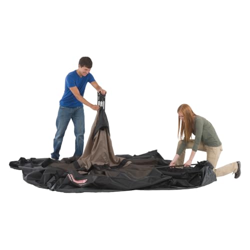Coleman 4/6/8/10 Person Instant Camping Tent with 1-Minute Setup, Large Family Tent with Pre-Attached Poles, Air Vent, & Carry Bag, Sets Up in About 60 Seconds - size: Pfas-free, style: 4-person