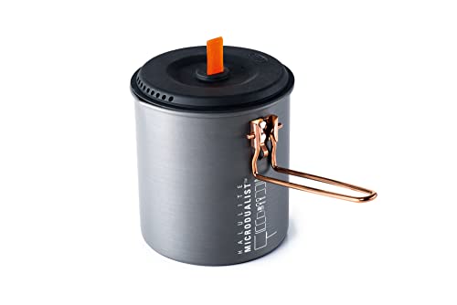 GSI Outdoors Halulite MicroDualist, 2-Person Ultralight Backpacking Cooking and Eating Set